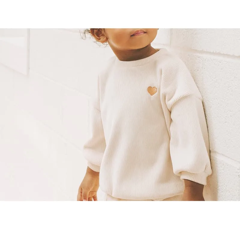 Kids Clara - Korean Baby Fashion - #babyoninstagram - AMIGO Double Velour Baby Set Cream - 7