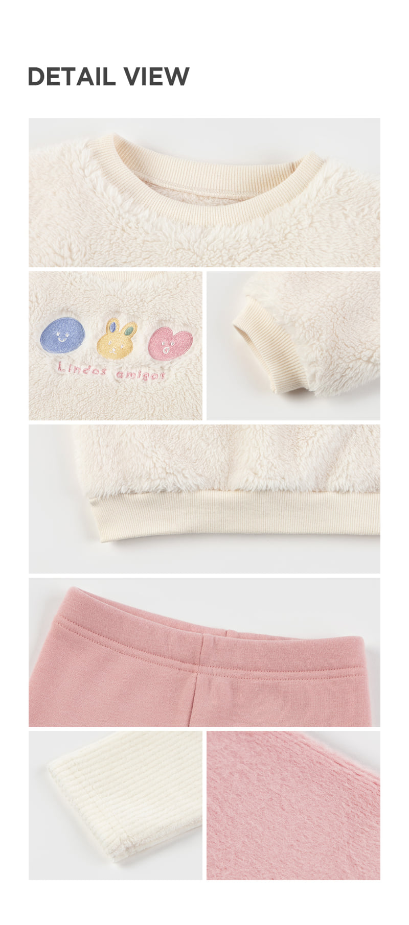 Kids Clara - Korean Baby Fashion - #babyoninstagram - Poe Fleece Baby Set-up - 5