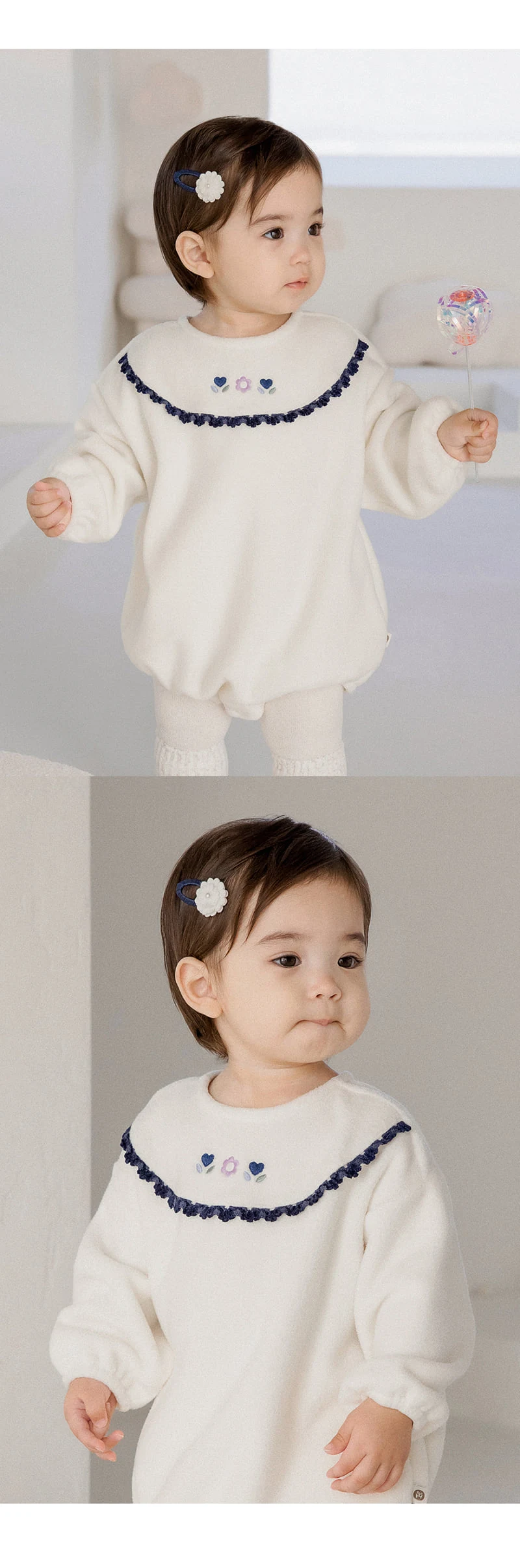 Kids Clara - Korean Baby Fashion - #babyoninstagram - Maybe Baby Hairpin Set - 2