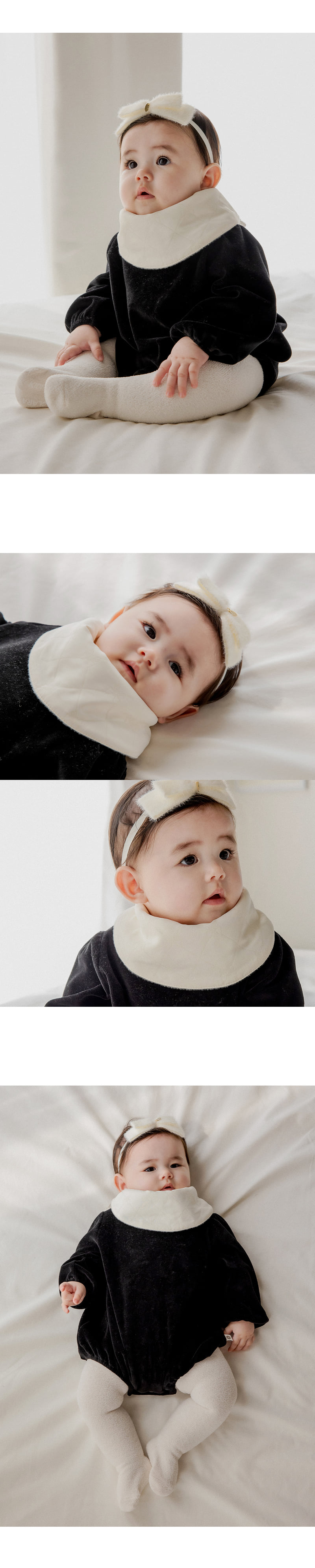 Kids Clara - Korean Baby Fashion - #babyootd - Louis Snow Baby Banana Bib - 2