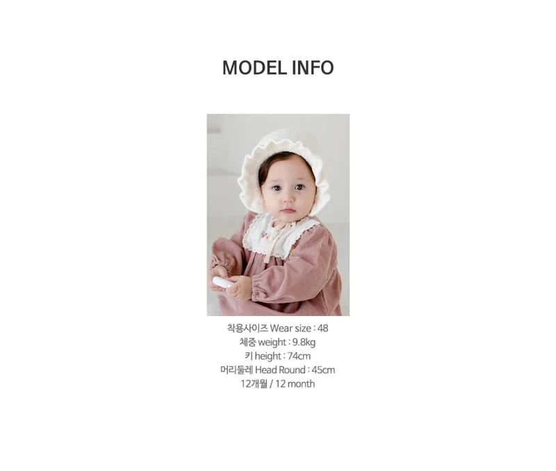 Kids Clara - Korean Baby Fashion - #babyootd - Liru Frill Winter Baby Bonnet - 10