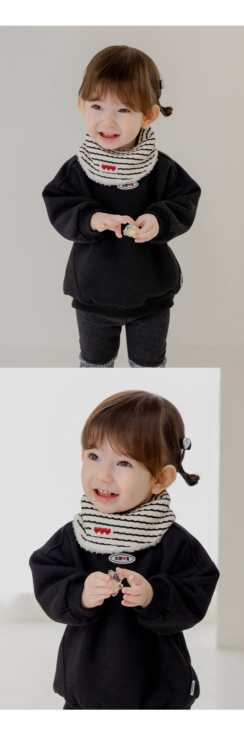 Kids Clara - Korean Baby Fashion - #babyoutfit - Morris Snow Baby Banana Bib - 2