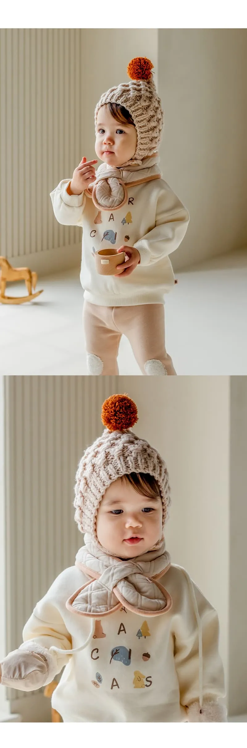 Kids Clara - Korean Baby Fashion - #babyoutfit - New Connie Elf Knit Baby Hat - 5