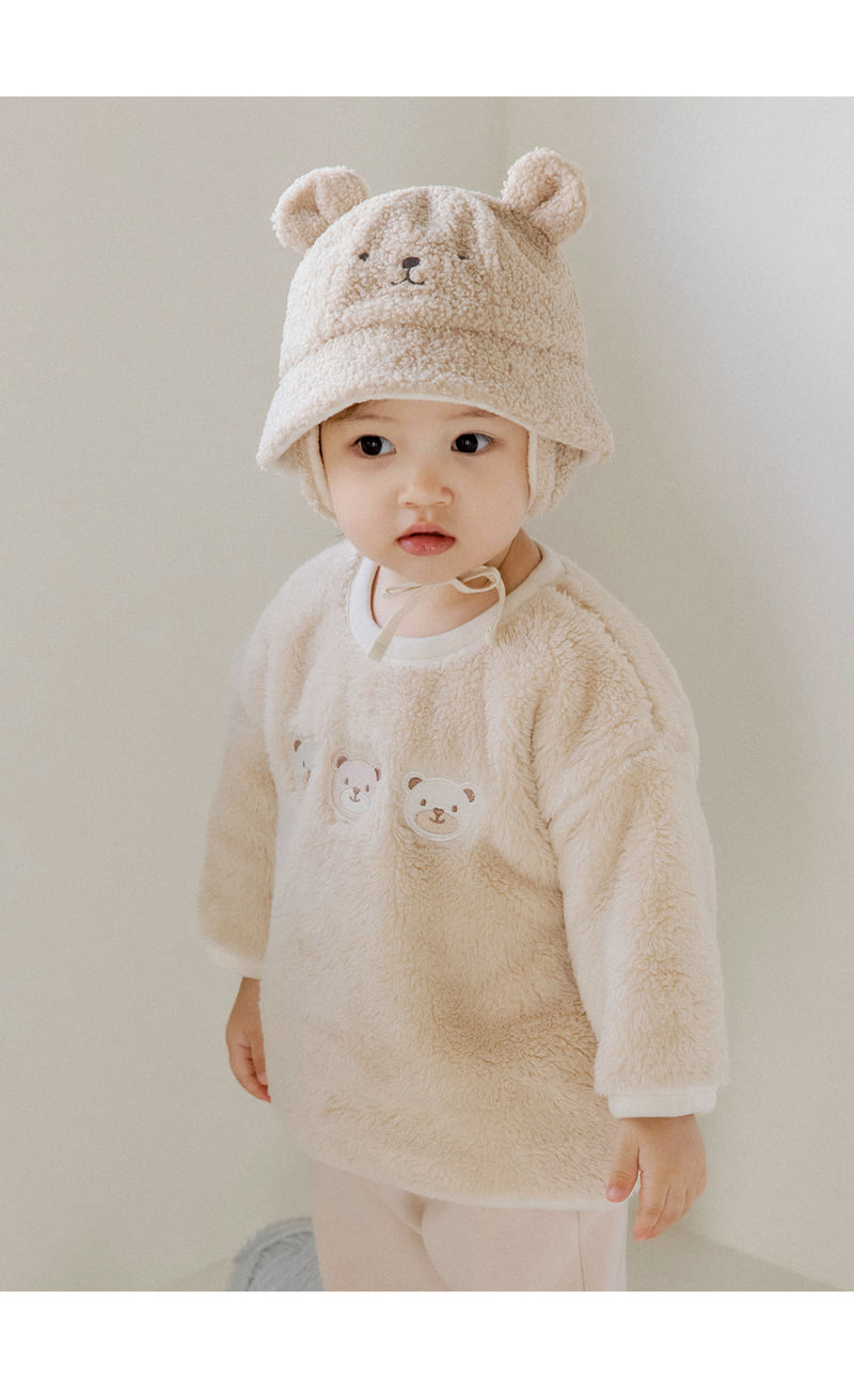 Kids Clara - Korean Baby Fashion - #babywear - Francis Fleece Baby Sweatshirt - 2