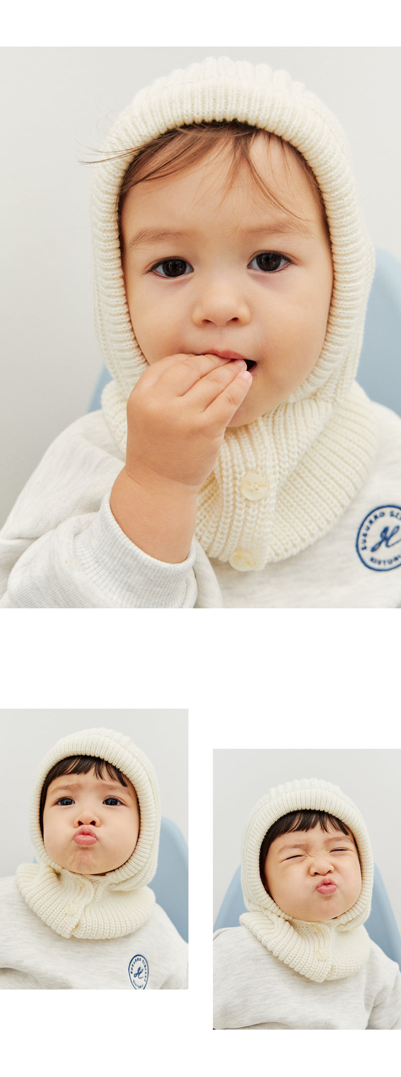 Kids Clara - Korean Baby Fashion - #onlinebabyboutique - Bahan Baby Balaclava - 3