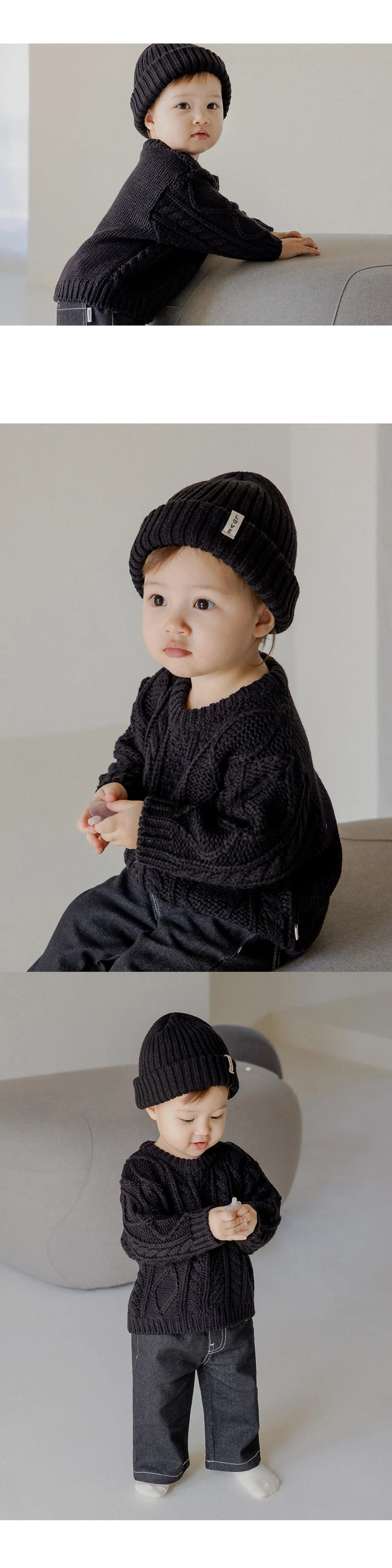 Kids Clara - Korean Baby Fashion - #onlinebabyboutique - Brahms Baby Knit Sweater - 4