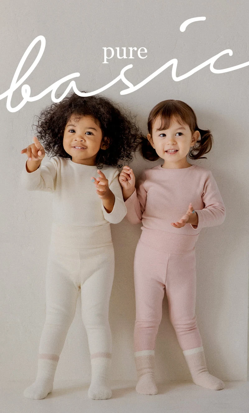 Kids Clara - Korean Baby Fashion - #onlinebabyshop - Pure Basic Modal Baby Tee