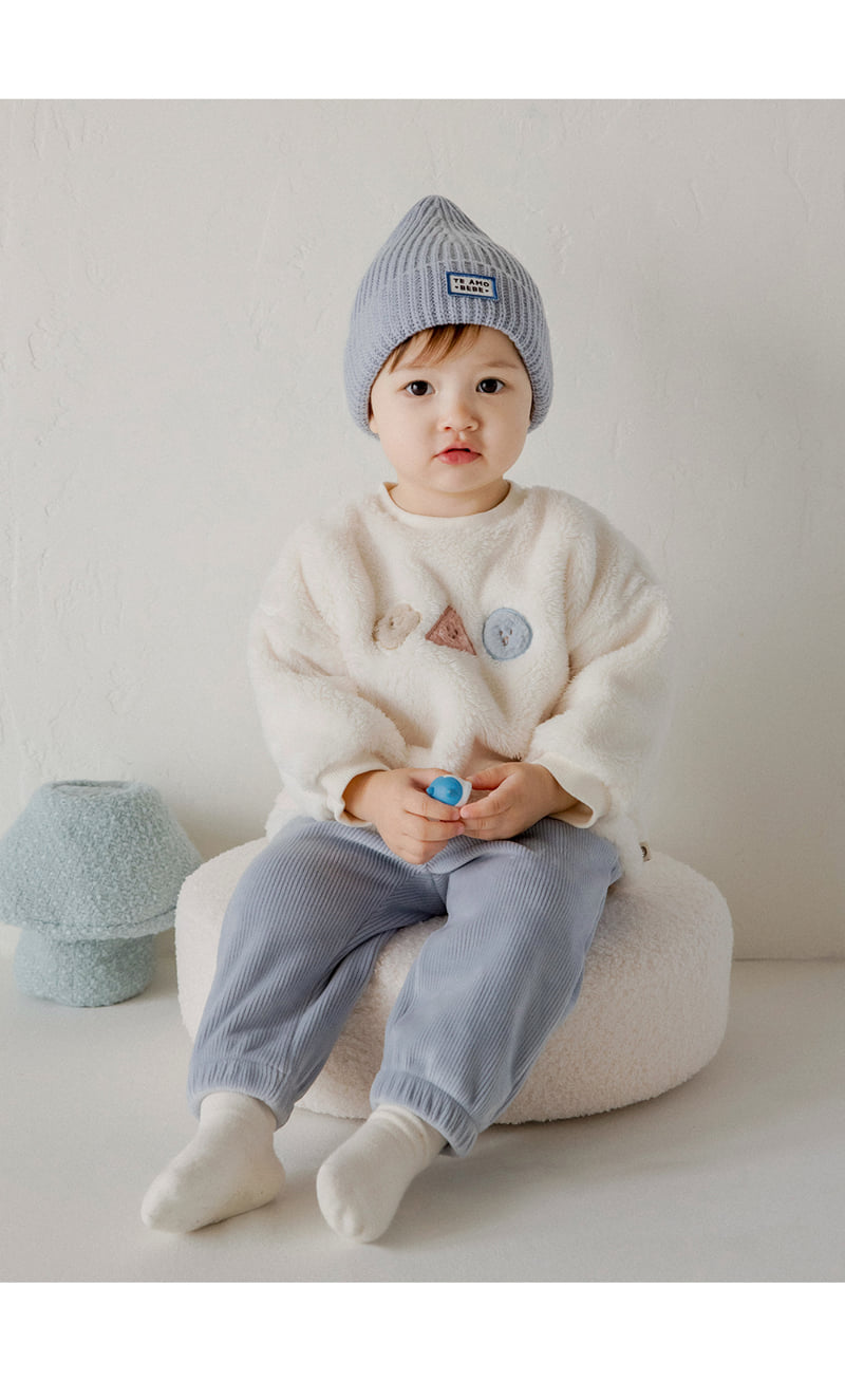 Kids Clara - Korean Baby Fashion - #smilingbaby - Olin Fleece Baby Sweatshirt - 2