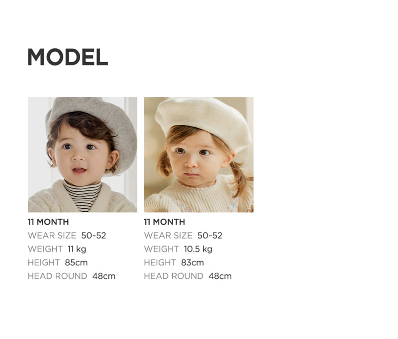 Kids Clara - Korean Children Fashion - #discoveringself - Blooming Wool Baby Beret - 10