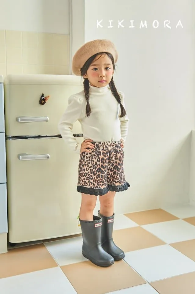 Kikimora - Korean Baby Fashion - #babylifestyle - Leopard Lace Shorts - 8