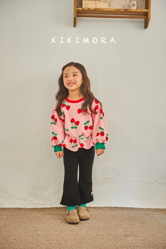 Kikimora - Korean Children Fashion - #Kfashion4kids - Strawberry Shirring Tee - 9