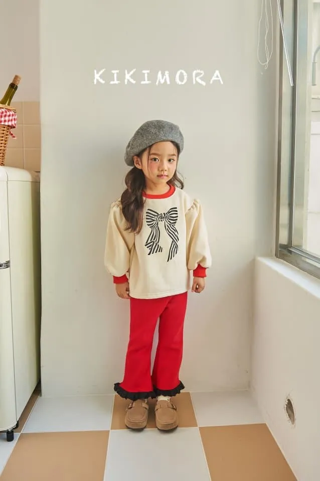 Kikimora - Korean Children Fashion - #Kfashion4kids - Trendy Ribbon Sweatshirt - 6