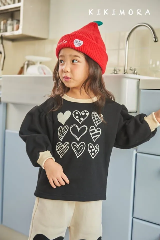 Kikimora - Korean Children Fashion - #Kfashion4kids - Nine Heart Sweatshirt - 11