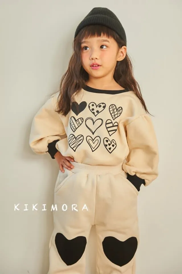 Kikimora - Korean Children Fashion - #childofig - Nine Heart Sweatshirt - 2