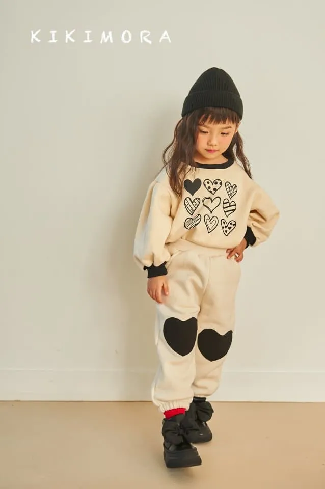 Kikimora - Korean Children Fashion - #childofig - Nine Heart Sweatshirt - 3