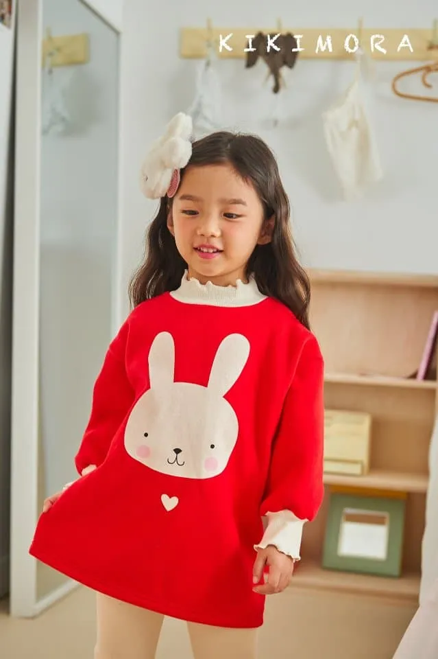 Kikimora - Korean Children Fashion - #childofig - Fluffy Rabbit Long Tee