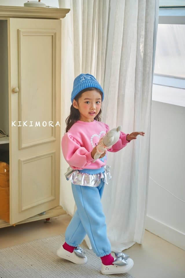 Kikimora - Korean Children Fashion - #childrensboutique - Silver Jogger Pants - 10