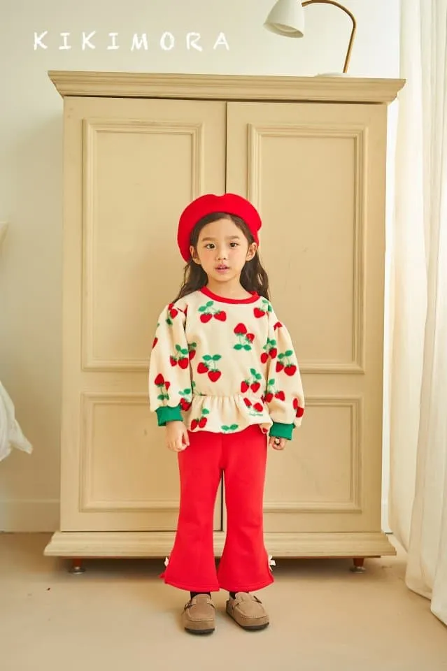 Kikimora - Korean Children Fashion - #childrensboutique - Strawberry Shirring Tee - 2