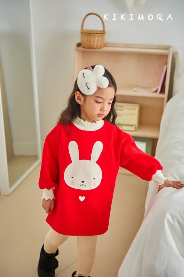 Kikimora - Korean Children Fashion - #childrensboutique - Fluffy Rabbit Long Tee - 3