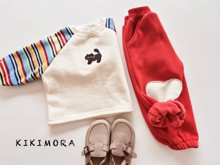 Kikimora - Korean Children Fashion - #designkidswear - Heart Jogger Pants - 8