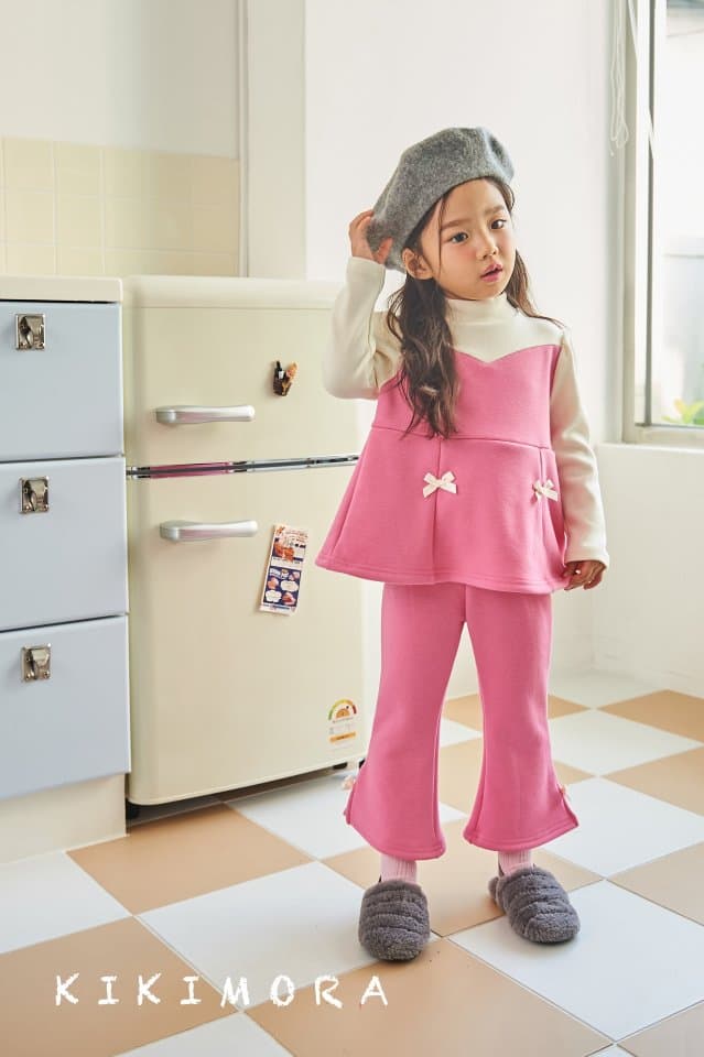 Kikimora - Korean Children Fashion - #designkidswear - Mink Ribbon Bootcut - 10