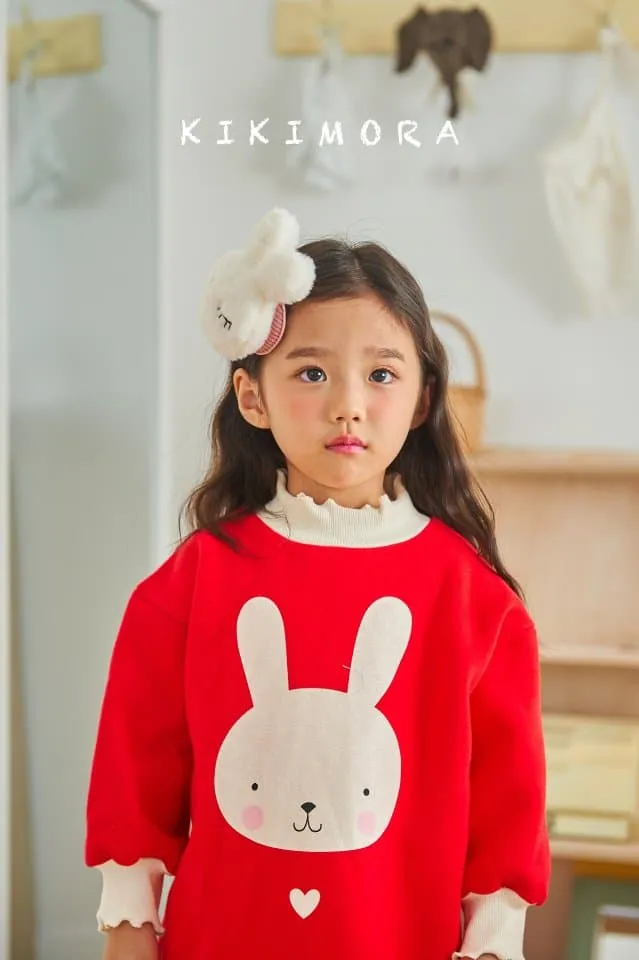 Kikimora - Korean Children Fashion - #discoveringself - Fluffy Rabbit Long Tee - 5