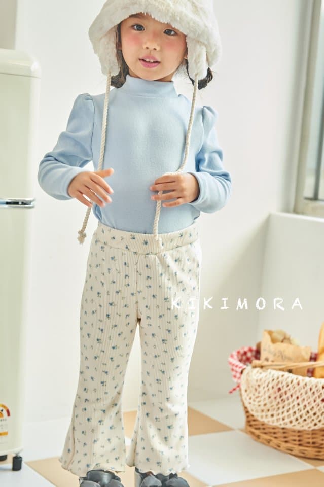 Kikimora - Korean Children Fashion - #designkidswear - Flower Mink Bootcut - 4