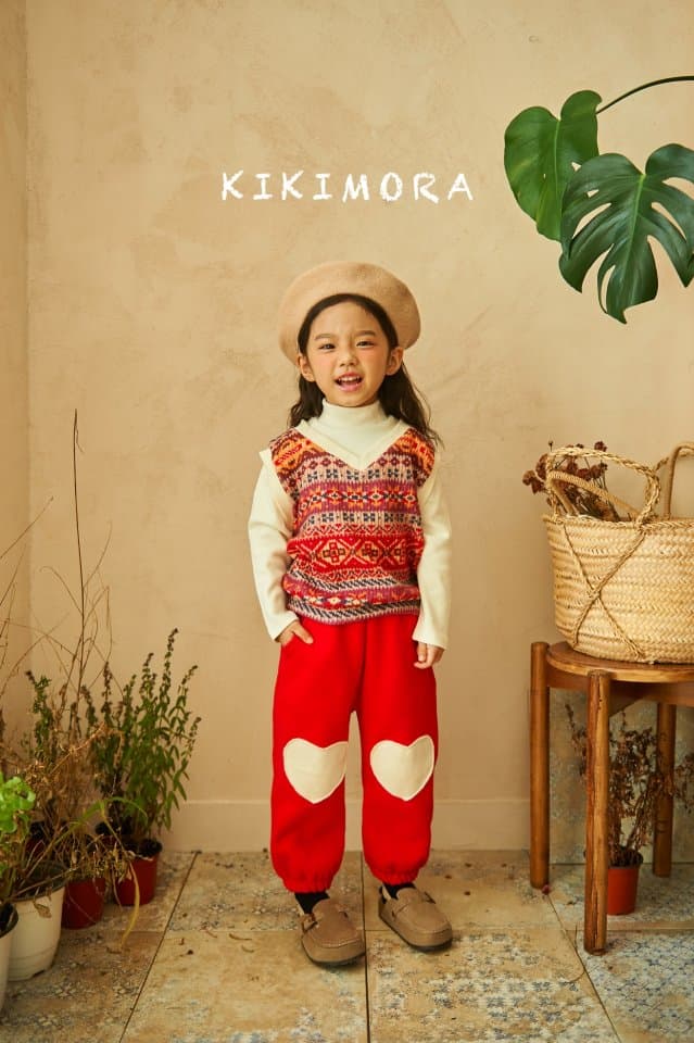 Kikimora - Korean Children Fashion - #fashionkids - Snowflake Knit Half Turtleneck - 8