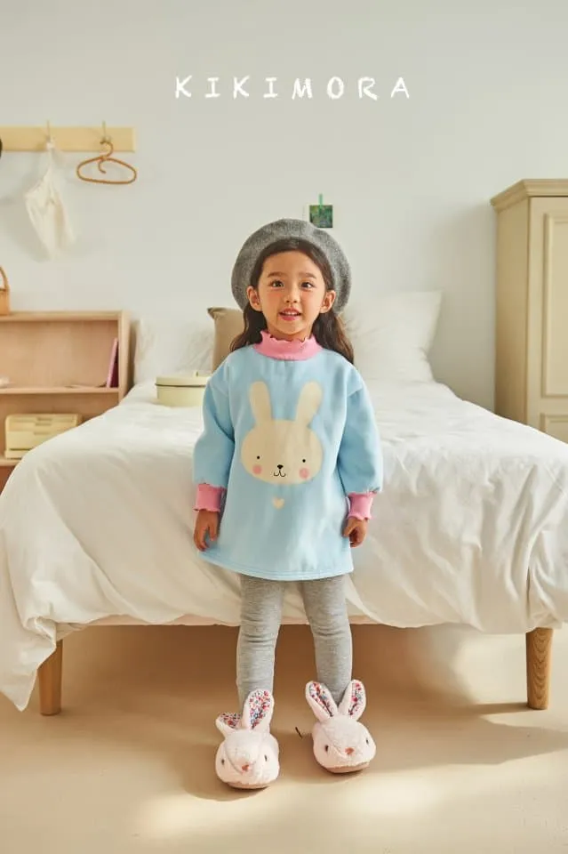 Kikimora - Korean Children Fashion - #fashionkids - Fluffy Rabbit Long Tee - 6