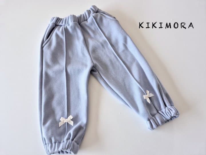 Kikimora - Korean Children Fashion - #kidsshorts - Pintuck Ribbon Jogger Pants - 2