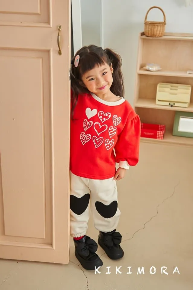 Kikimora - Korean Children Fashion - #kidsstore - Nine Heart Sweatshirt - 9