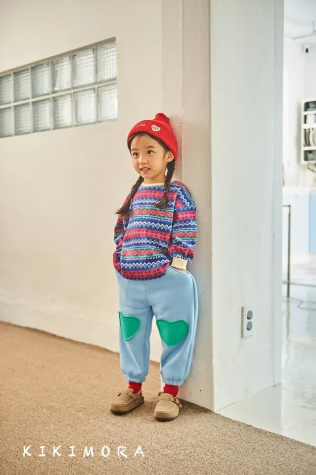 Kikimora - Korean Children Fashion - #kidsshorts - Cozy Knit Tee - 4