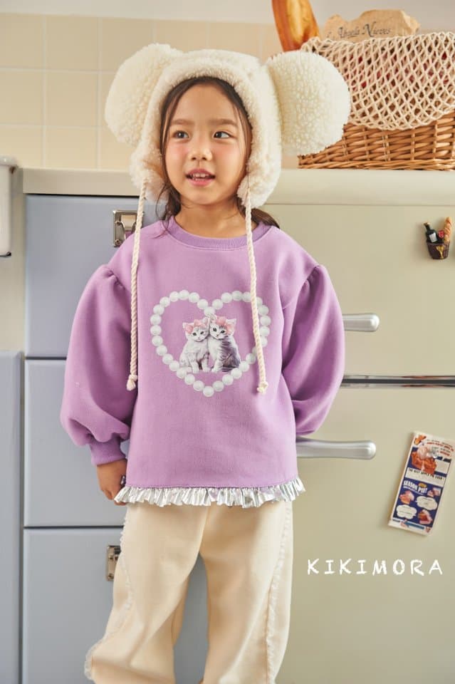 Kikimora - Korean Children Fashion - #kidzfashiontrend - Silver Butterfly Sweatshirt - 6