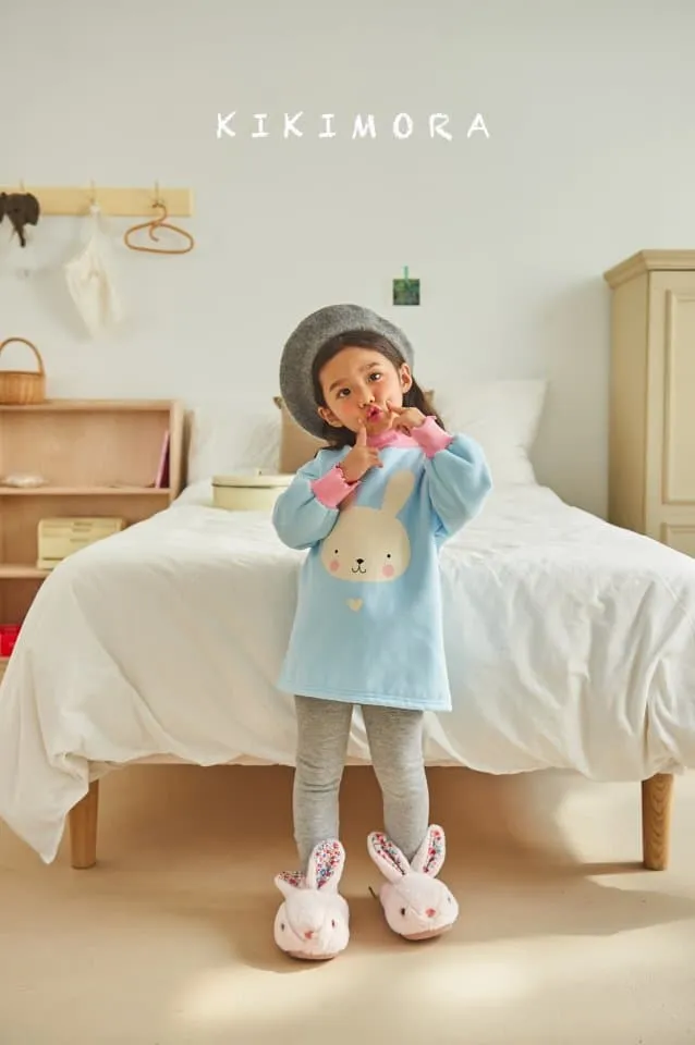 Kikimora - Korean Children Fashion - #kidzfashiontrend - Fluffy Rabbit Long Tee - 9