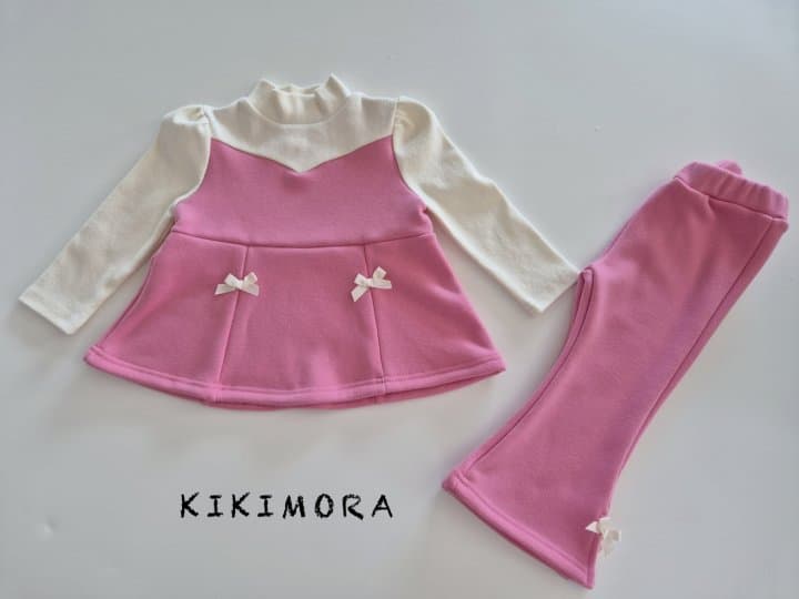 Kikimora - Korean Children Fashion - #littlefashionista - Mink Ribbon Bootcut - 3