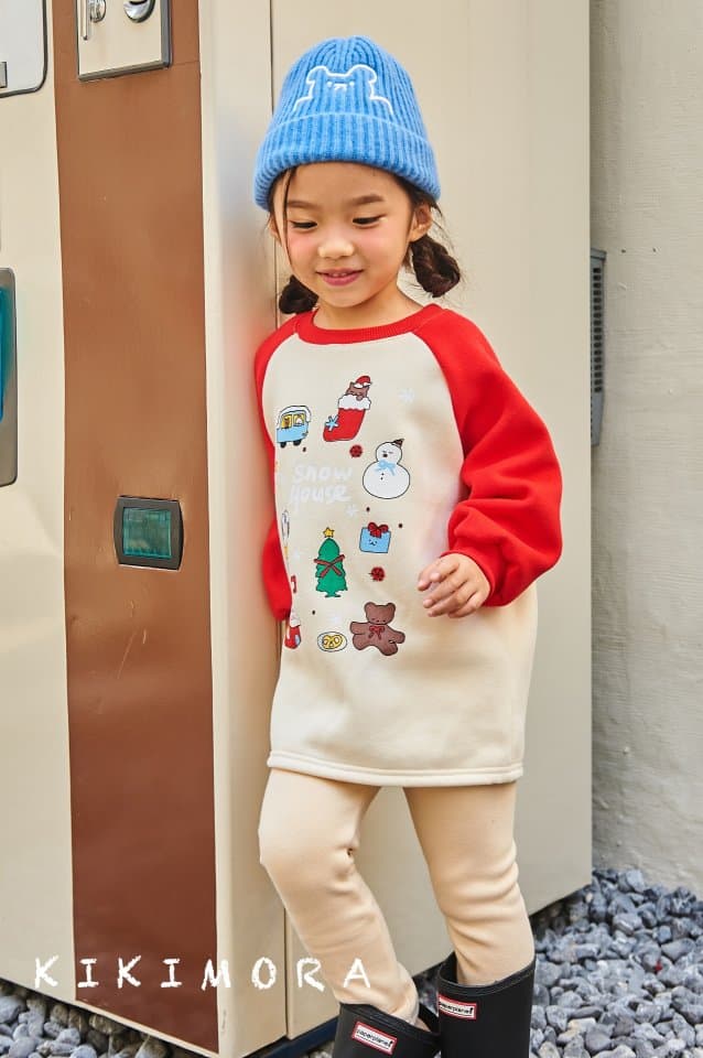 Kikimora - Korean Children Fashion - #littlefashionista - Snow Long Tee - 8