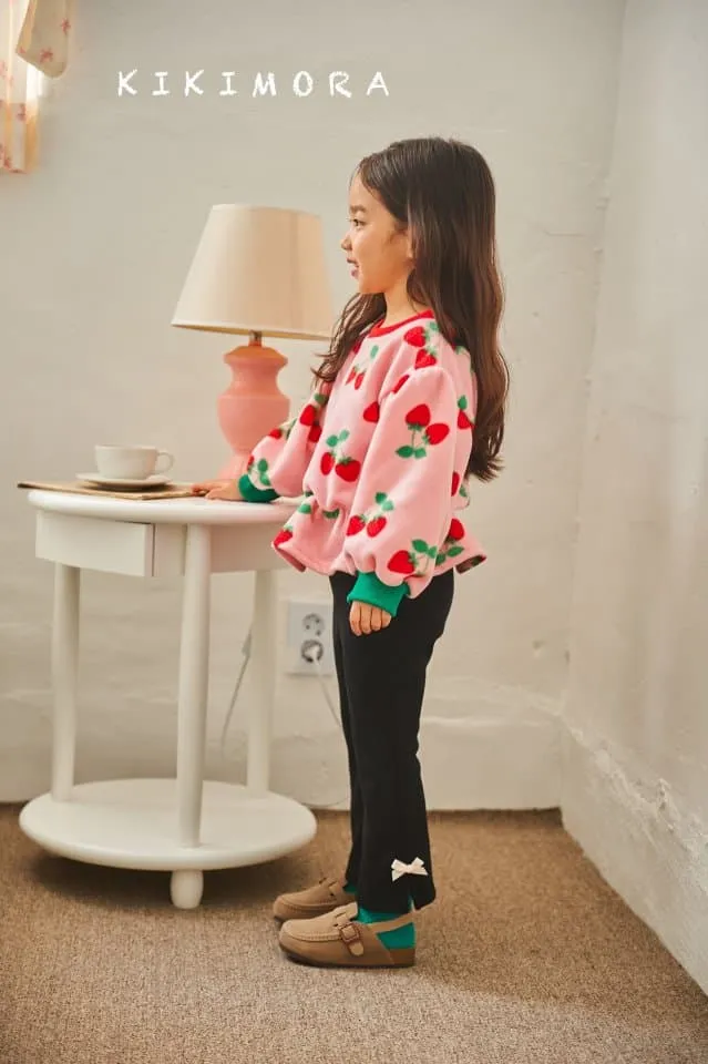 Kikimora - Korean Children Fashion - #magicofchildhood - Strawberry Shirring Tee - 11