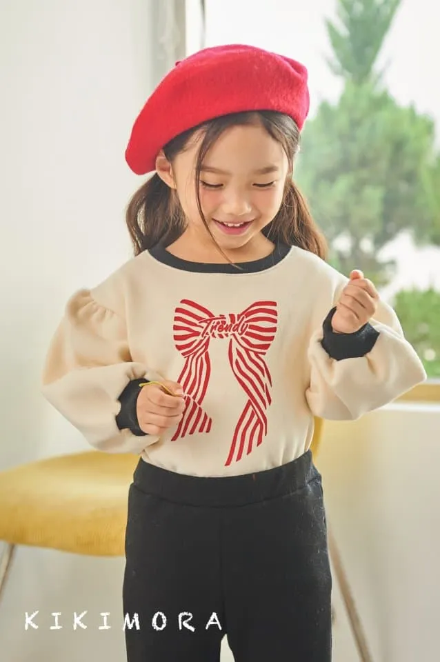 Kikimora - Korean Children Fashion - #magicofchildhood - Trendy Ribbon Sweatshirt - 8