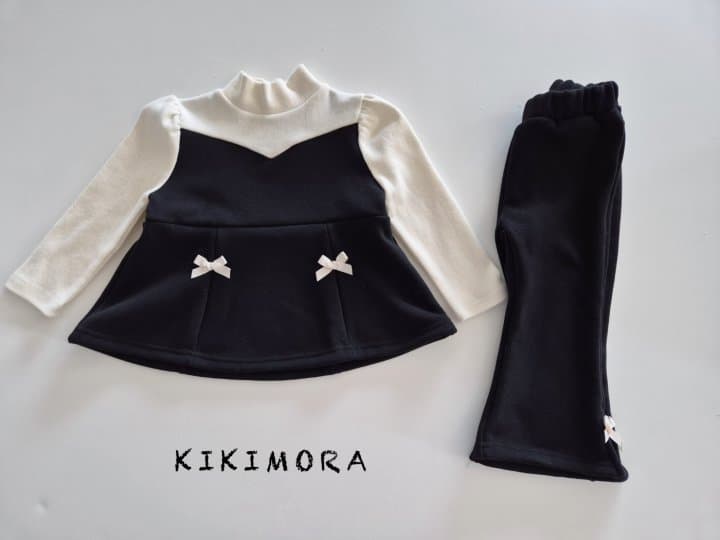 Kikimora - Korean Children Fashion - #littlefashionista - Mink Ribbon Bootcut - 4