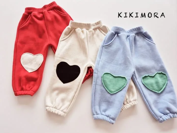 Kikimora - Korean Children Fashion - #minifashionista - Heart Jogger Pants