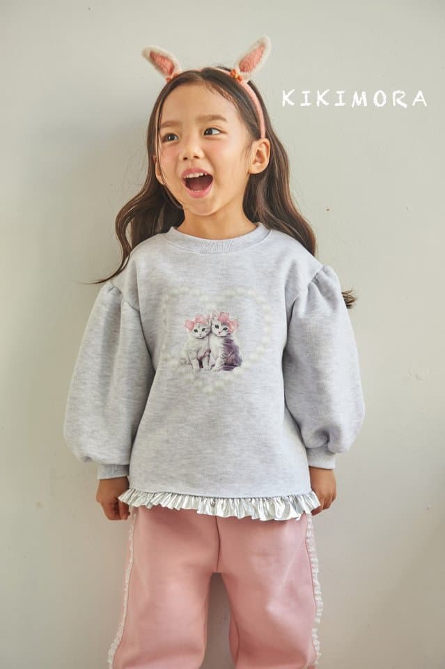 Kikimora - Korean Children Fashion - #minifashionista - Silver Butterfly Sweatshirt - 10