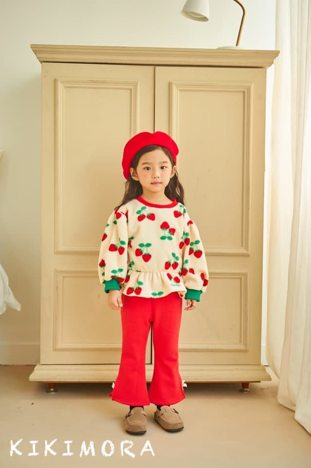 Kikimora - Korean Children Fashion - #minifashionista - Mink Ribbon Bootcut - 5