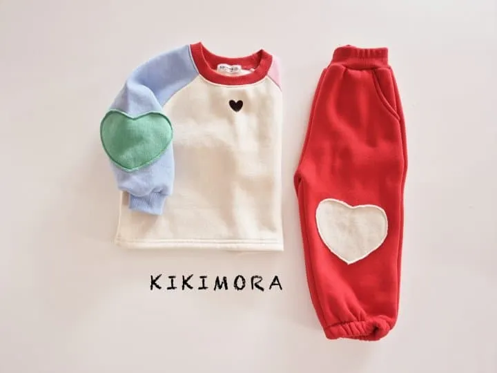 Kikimora - Korean Children Fashion - #prettylittlegirls - Heart Jogger Pants - 2