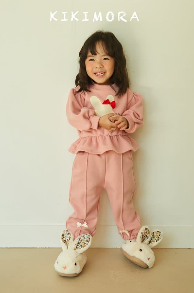 Kikimora - Korean Children Fashion - #prettylittlegirls - Pintuck Ribbon Jogger Pants - 9