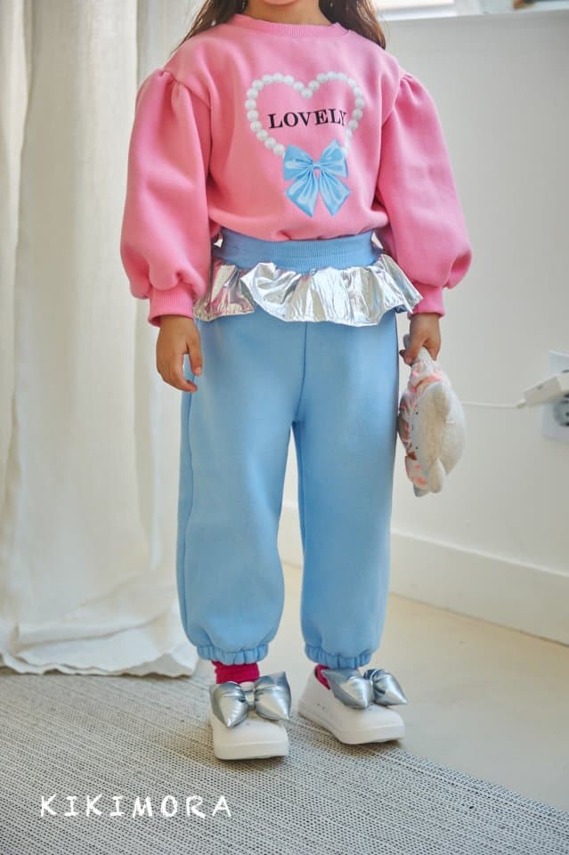 Kikimora - Korean Children Fashion - #todddlerfashion - Silver Jogger Pants - 6