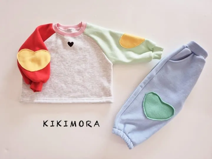 Kikimora - Korean Children Fashion - #todddlerfashion - Heart Jogger Pants - 3