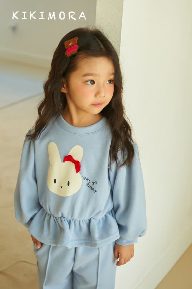 Kikimora - Korean Children Fashion - #todddlerfashion - Bunny Shirring Tee - 9