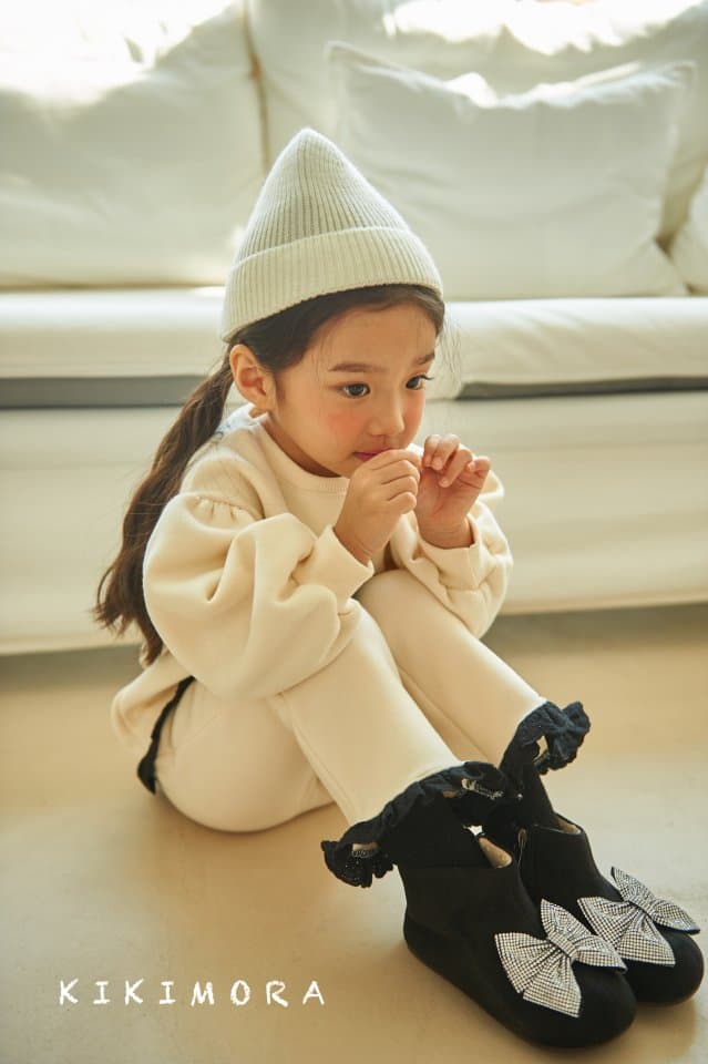 Kikimora - Korean Children Fashion - #todddlerfashion - Ribbon Lace Sweatshirt - 7