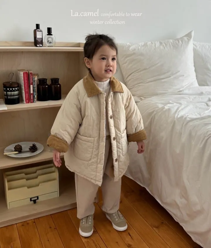 La Camel - Korean Children Fashion - #Kfashion4kids - Urban Half Padding Jumper - 2