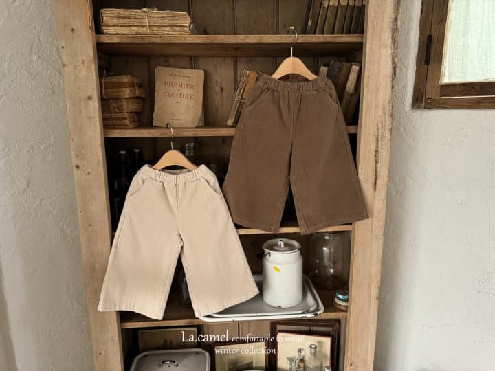 La Camel - Korean Children Fashion - #childofig - Wide Corduroy Span Pants - 8